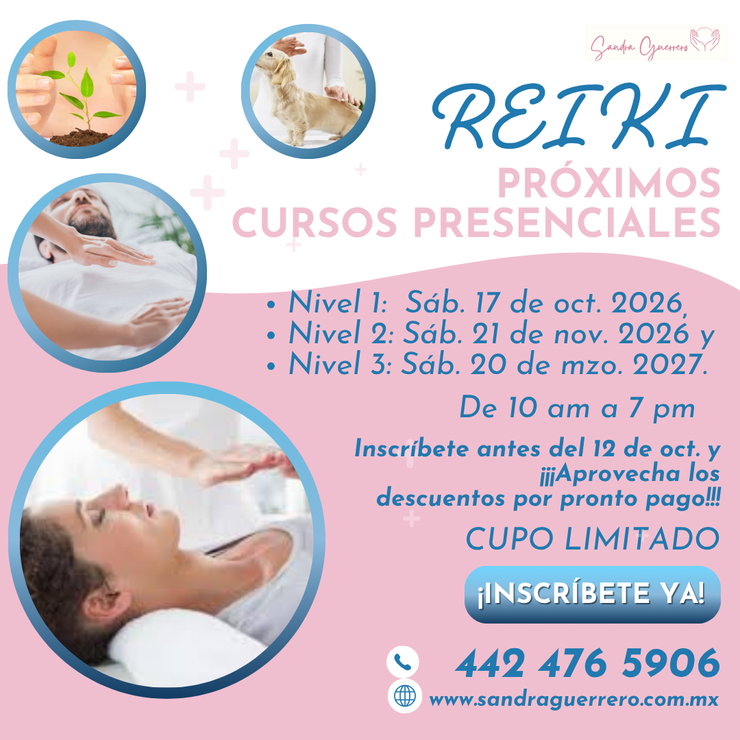 Curso de Reiki en Qro. con Sandra Guerrero